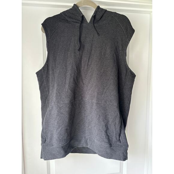 Gaiam Men's Namaste Charcoal Grey Sleeveless
Athletic Hoodie - Sz Large EUC - Picture 1 of 3